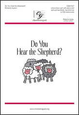 Do You Hear the Shepherd? Unison choral sheet music cover